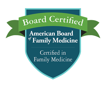 Badge - Board Certified America Board of Family Medicine